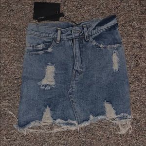 Denim skirt